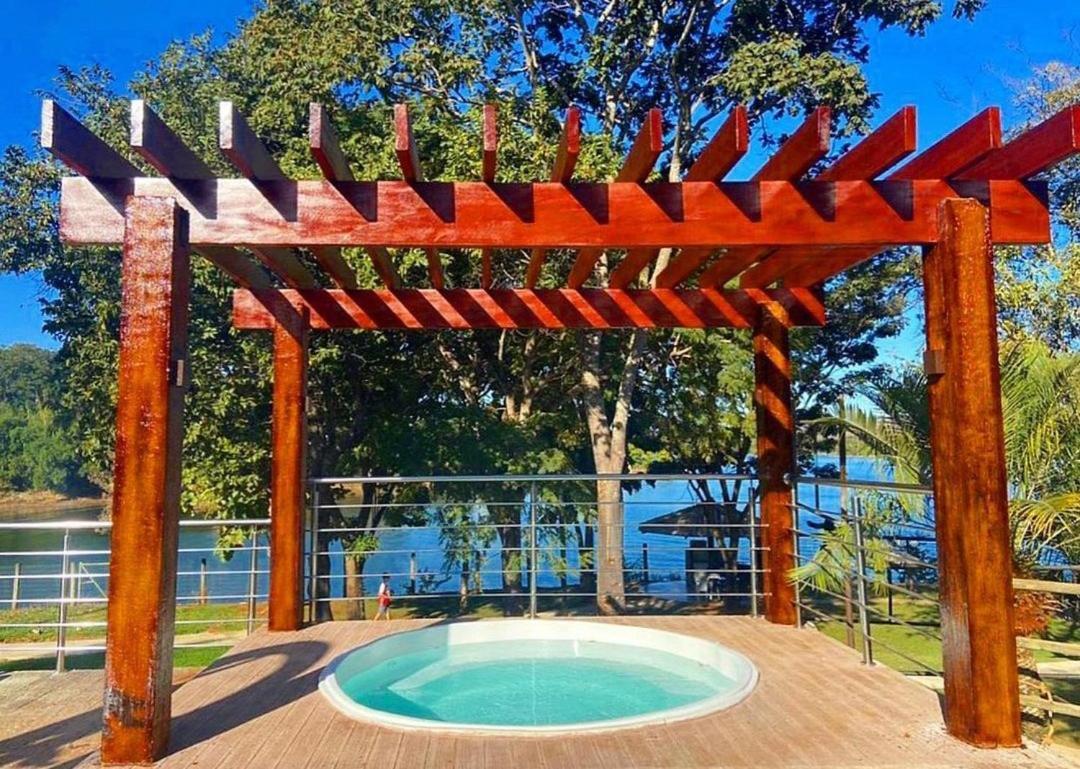 Apartamento Pontal Do Lago カルダス・ノバス エクステリア 写真
