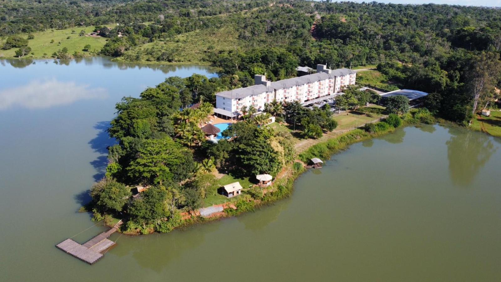 Apartamento Pontal Do Lago カルダス・ノバス エクステリア 写真